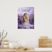 Affiche de bienvenue commémorative Lavender Field (Cuisine)