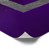 Affiche de bienvenue Cosmic Purple Turquoise Sun M (Coin)