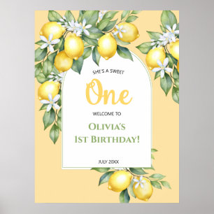 Affiche de bienvenue d'anniversaire