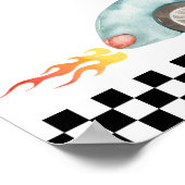 Affiche de bienvenue d'anniversaire de la course b (Coin)