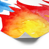 Affiche de bienvenue d'anniversaire de la fête d'a (Coin)