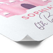 Affiche de bienvenue d'anniversaire de la princess (Coin)