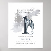 Affiche de bienvenue d'anniversaire de nos petits (Devant)