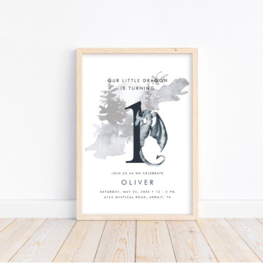 Affiche de bienvenue d'anniversaire de nos petits