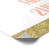 Affiche de bienvenue d'anniversaire du Citrouille  (Coin)