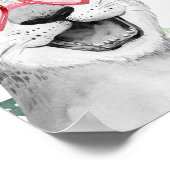 Affiche de bienvenue d'anniversaire Safari (Coin)