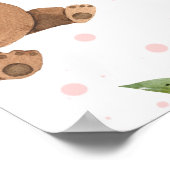 Affiche de bienvenue de Baby shower à balloon à ou (Coin)