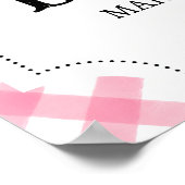 Affiche de bienvenue de Baby shower BBQ rose modif (Coin)