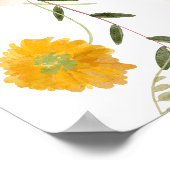 Affiche de bienvenue de Baby shower Boho de champs (Coin)