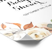 Affiche de bienvenue de Baby shower d'aquarelle ci (Coin)