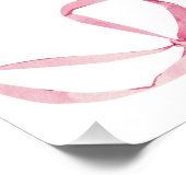 Affiche de bienvenue de Baby shower de cabot rose, (Coin)