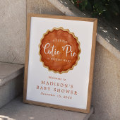 Affiche de bienvenue de Baby shower de Citrouille 