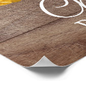 Affiche de bienvenue de Baby shower de tournesol C (Coin)