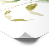 Affiche de bienvenue de Baby shower d'oie soie ble (Coin)