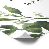 Affiche de bienvenue de Baby shower Sloth (Coin)