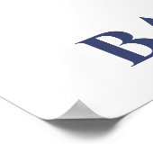 Affiche de bienvenue de Baby shower sucré aux baie (Coin)