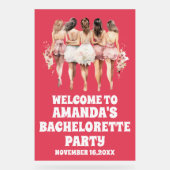 Affiche de bienvenue de Bachelorette en acrylique  (Recto)