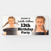 Affiche de bienvenue de bannière Ado moderne (Horizontal)