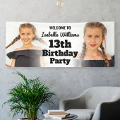 Affiche de bienvenue de bannière Ado moderne