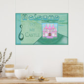 Affiche de bienvenue de château (à partir de 10,45 (Cuisine)