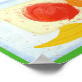 Affiche de bienvenue de classe de professeur d'art (Coin)