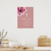Affiche de bienvenue de confirmation de l'aquarell (Cuisine)