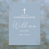 Affiche de bienvenue de confirmation de script ble