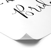 Affiche de bienvenue de douche à l'aquarelle Navy  (Coin)