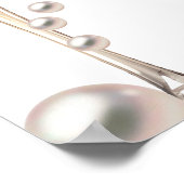 Affiche de bienvenue de douche nuptiale Pearls et  (Coin)