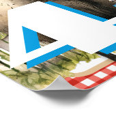 Affiche de bienvenue de fête d'anniversaire à thèm (Coin)