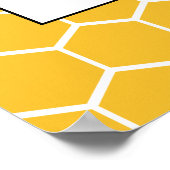 Affiche de bienvenue de fête d'anniversaire d'abei (Coin)