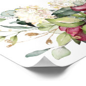 Affiche de bienvenue de fête d'anniversaire de l'i (Coin)