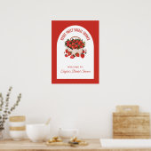 Affiche de bienvenue de Fête des mariées Berry Swe (Cuisine)