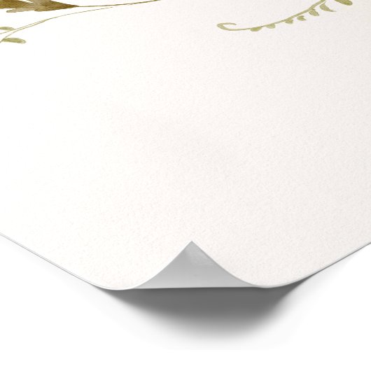 Affiche de bienvenue de Fête des mariées Boho de c (Coin)