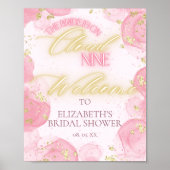 Affiche de bienvenue de Fête des mariées Cloud 9 P (Devant)