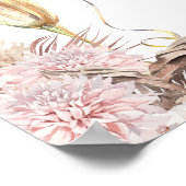 Affiche de bienvenue de Fête des mariées de Boho B (Coin)