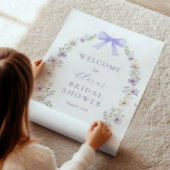 Affiche de bienvenue de Fête des mariées de Bow Fl