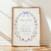 Affiche de bienvenue de Fête des mariées de Bow Fl