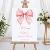 Affiche de bienvenue de Fête des mariées de Bow ro