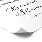 Affiche de bienvenue de Fête des mariées de couleu (Coin)