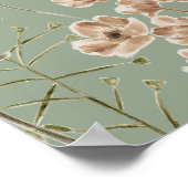 Affiche de bienvenue de Fête des mariées de Fleur (Coin)