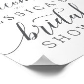 Affiche de bienvenue de Fête des mariées de flouta (Coin)