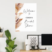 Affiche de bienvenue de Fête des mariées de Pampas (Bureau à domicile)