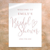 Affiche de bienvenue de Fête des mariées de script