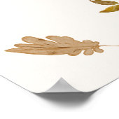 Affiche de bienvenue de Fête des mariées Florale C (Coin)