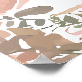 Affiche de bienvenue de Fête des mariées florale d (Coin)