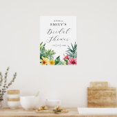 Affiche de bienvenue de Fêtes des mariées florales (Cuisine)