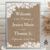 Affiche de bienvenue de la collection Mariage Burl