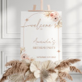 Affiche de bienvenue de la fête d'anniversaire de 