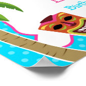 Affiche de bienvenue de la fête d'anniversaire de (Coin)